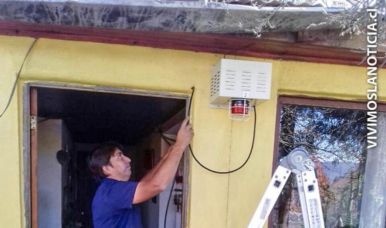 Doscientas diez viviendas de Rauquén protegidas con alarmas comunitarias
