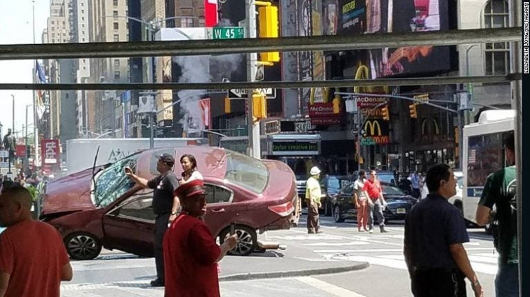 Alerta por atropello múltiple en Times Square