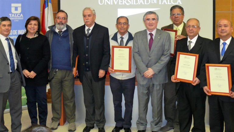 Académicos UTALCA fueron distinguidos por el Colegio de Ingenieros de Chile