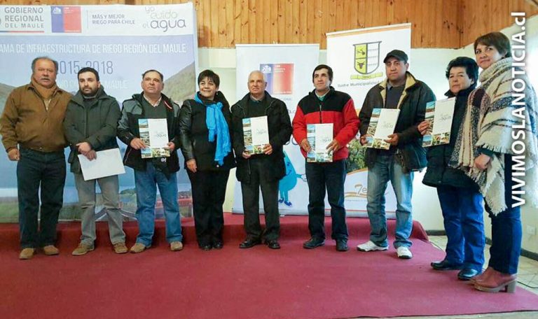 Catorce teninos favorecidos con bono de la comisión nacional de riego