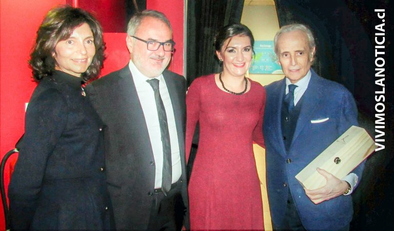 Korta Wines despidió a tenor José Carreras en Chile