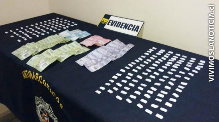PDI saca de circulación 180 dosis de cocaína base