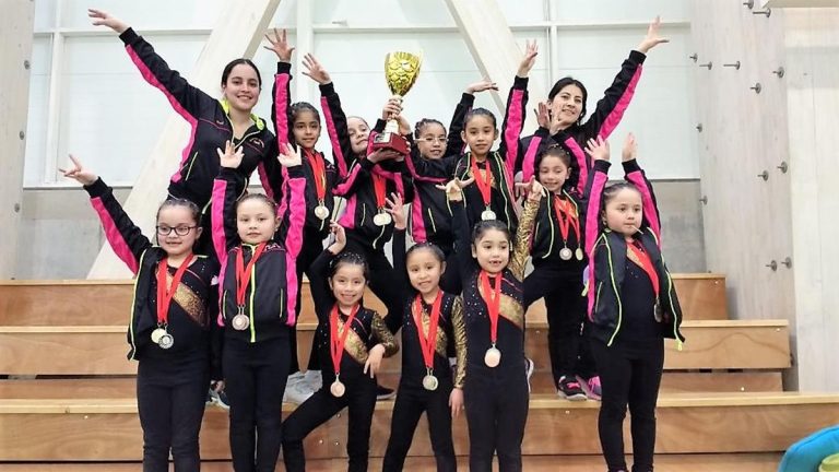 Club “Estrella” de Curicó brilló en torneo de gimnasia artística