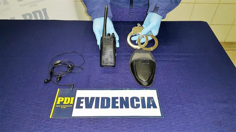 Detenido sujeto que se hacía pasar por carabinero