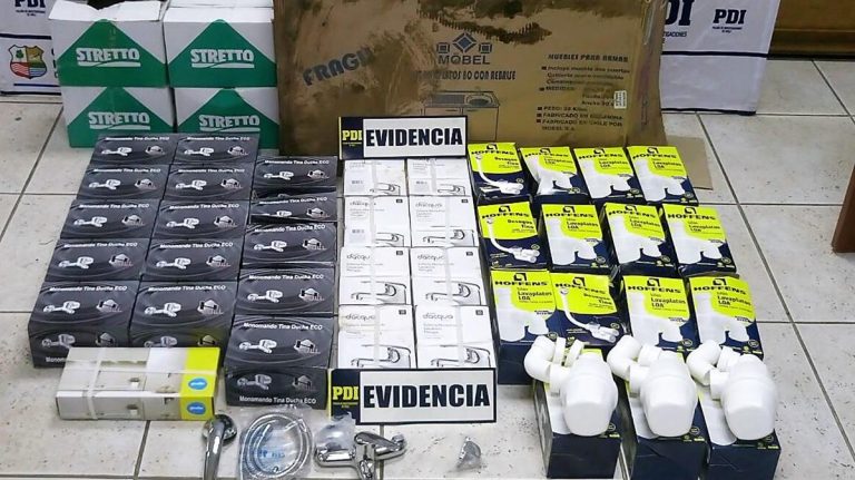 Detenida mujer que reducía especies robadas a constructora