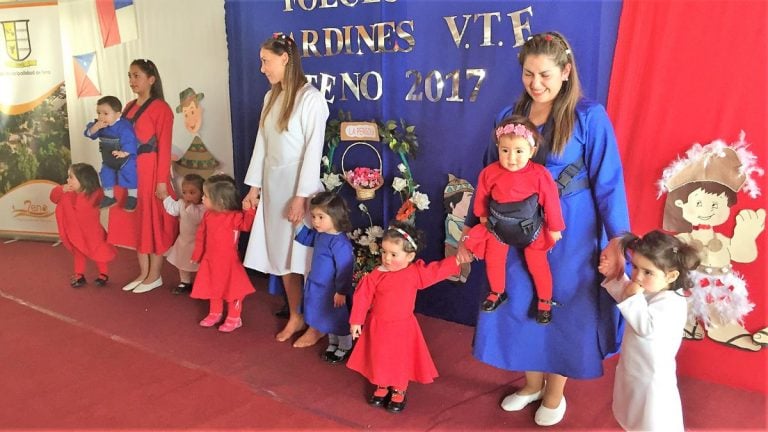 [FOTOS] Jardines infantiles de Teno realizaron muestra folclórica