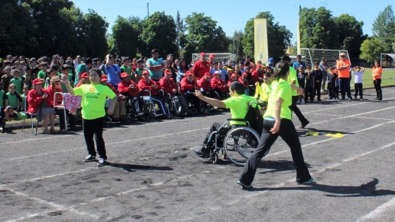 Curicó fue sede de los primeros juegos deportivos inclusivos