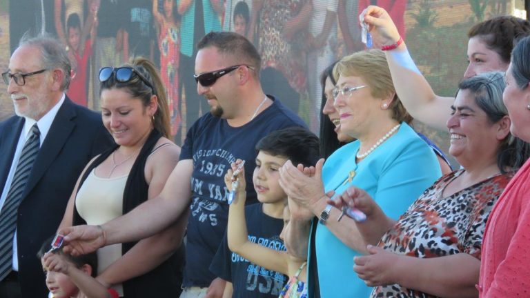 [FOTOS] Bachelet en Talca: “vale la pena trabajar duro”