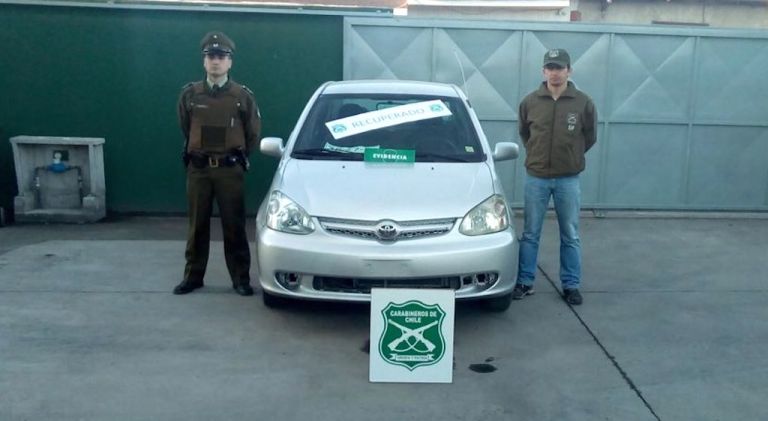 En media hora recuperan vehículo robado en Molina