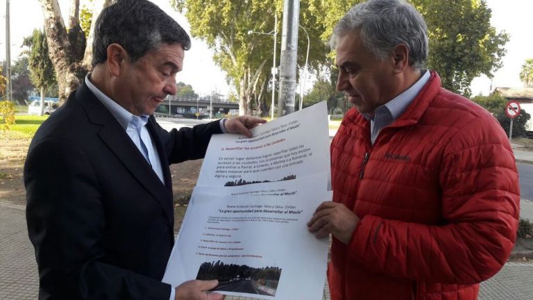 Parlamentarios plantean construir bypass para solucionar problemas de congestión en Curicó