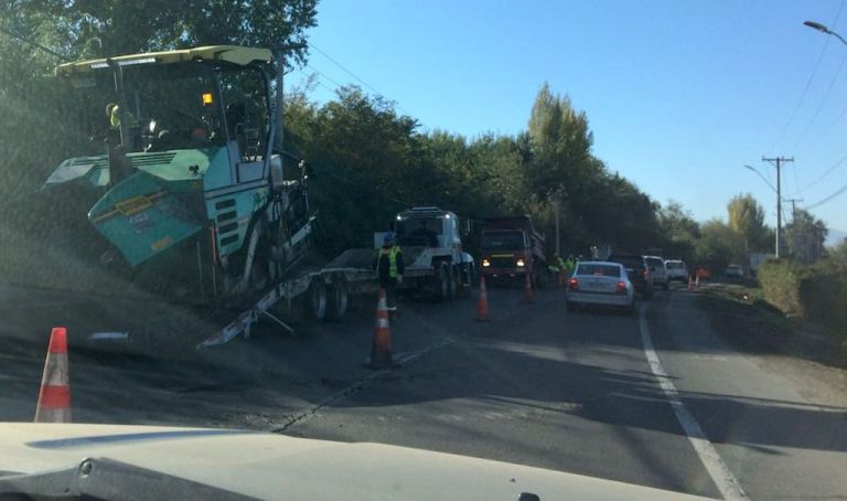 Ordenan trabajos de fin de semana para disminuir atochamientos en ruta a Los Niches