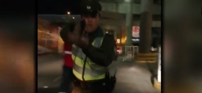 [VIDEO] Conductor de Uber es baleado por carabinero