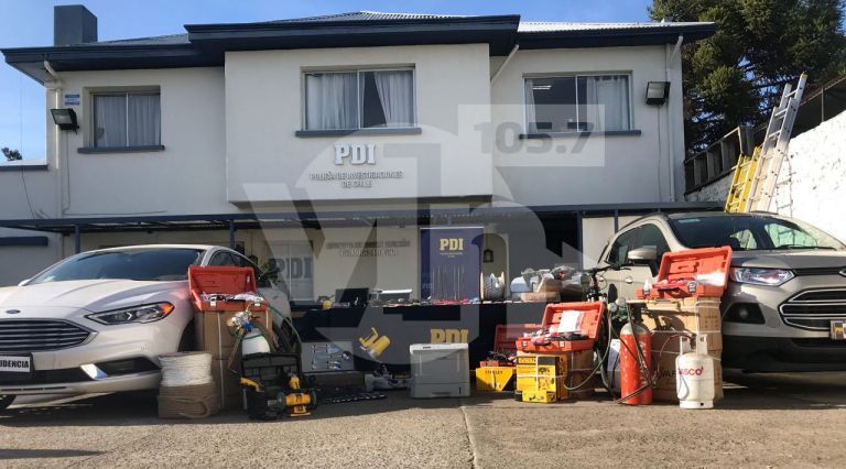 Desarticulan banda que bloqueaba sistemas de seguridad en empresas del Maule