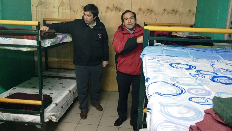 Habilitan albergue para personas en situación de calle en Talca