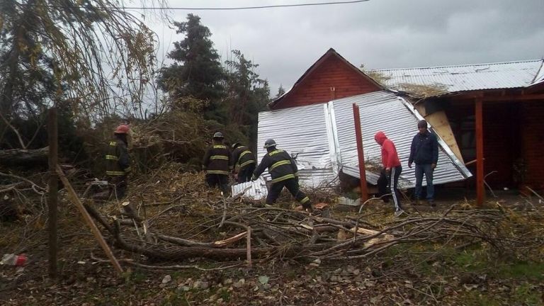 Extensos cortes de energía, arboles caídos y anegamientos en Curicó