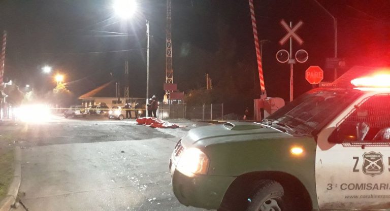 Hombre muere atropellado por tren ferroviario en Teno