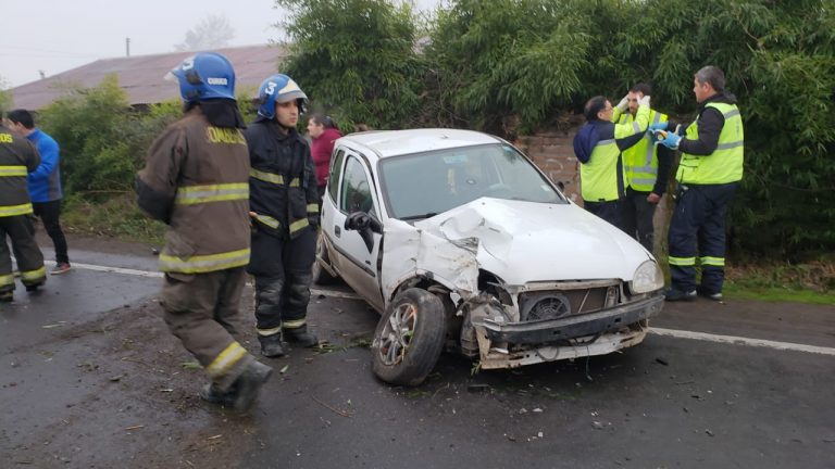 Familia se accidentó en denominada “curva de la muerte” camino a Sarmiento