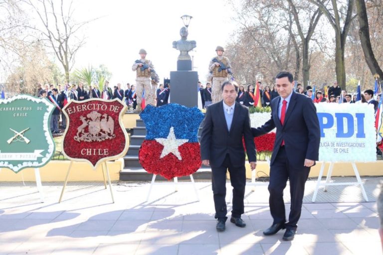 Con honores conmemoraron el natalicio de Bernardo O’Higgins