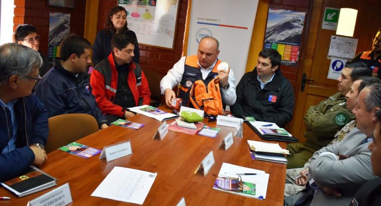 Gobierno afina detalles para simulacro de erupción en Los Queñes