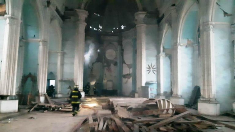 Gobernadora lamenta estado de abandono de Iglesia San Francisco