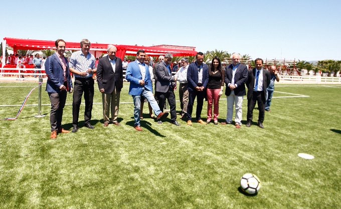 CDP Curicó Unido inaugura carpeta sintética en Complejo Santa Cristina