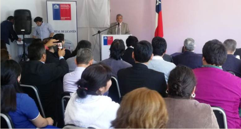 Héctor Quiero asumió como nuevo director del Hospital de Licantén