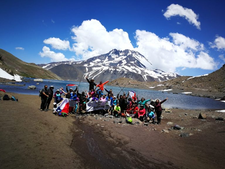 Trekkeros curicanos finalizaron el 2018 visitando la Laguna El Planchón