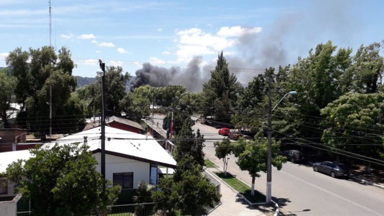 Incendio declarado en Sagrada Familia