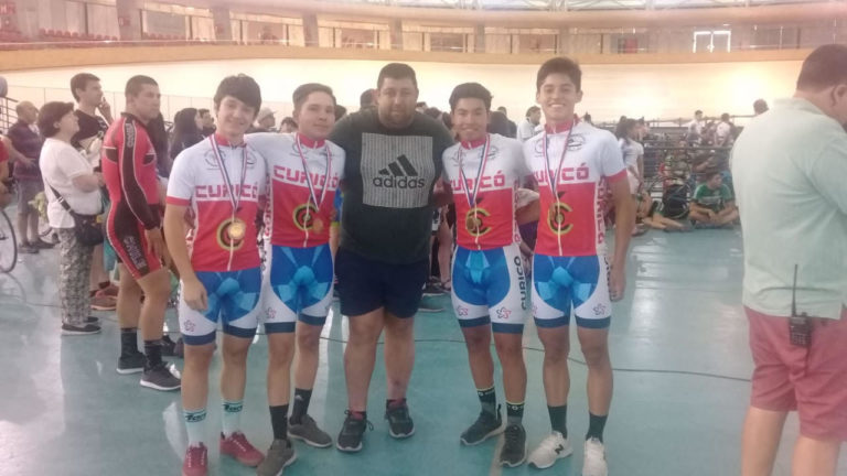 Exitosa participación de ciclistas curicanos en Nacional de Pista en Santiago