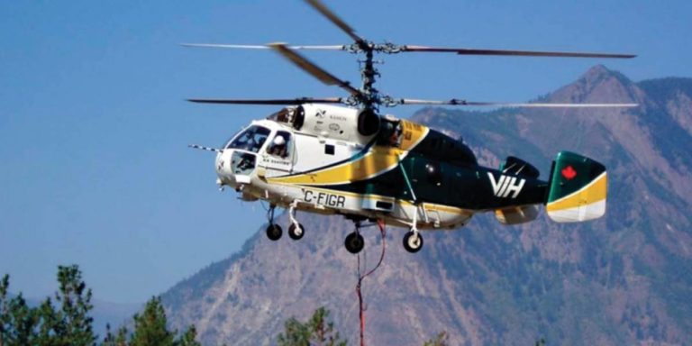 Helicóptero ruso contra incendios operará en Curicó