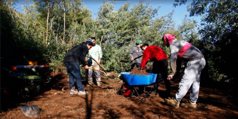 Estudiantes de AIEP y Municipalidad de Curicó construyen nueva sede social para Upeo