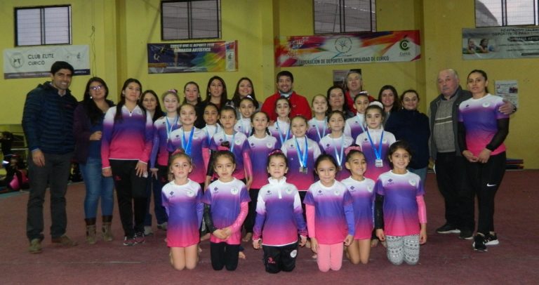 Excelente participación del Club de Gimnasia Artística Estrella de Curicó en Los Ángeles