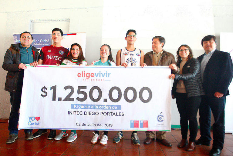 Colegio Initec Curicó se convirtió en ganador del concurso nacional “Mi Colegio Elige Vivir sin Drogas”