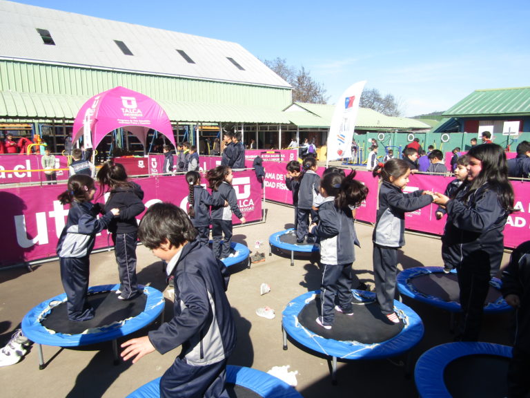 Alumnos de Romeral y Rauco participaron en las Ferias de Promoción de la Actividad Física y Deporte