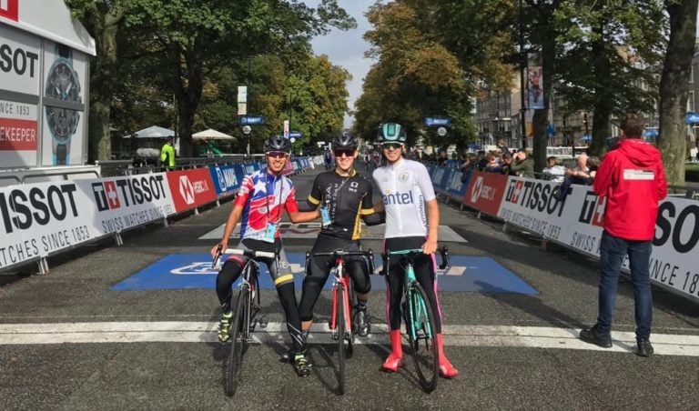 Ciclistas locales reconocieron ruta en el Mundial de Yorkshire