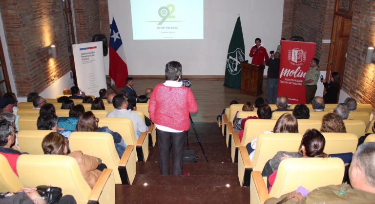 Autoridades realizaron primera reunión del STOP vecinal en Molina