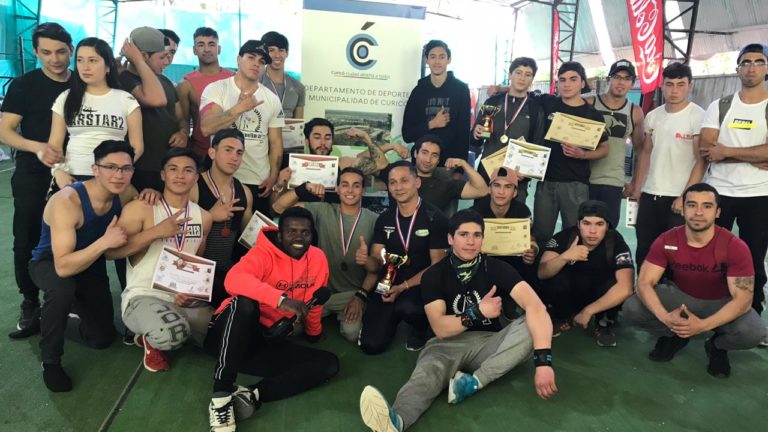 Con éxito se desarrolló el primer Campeonato de Calistenia en Curicó