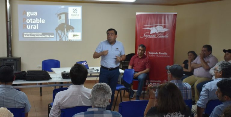 Pobladores de Villa Prat conocieron avances de futuro alcantarillado