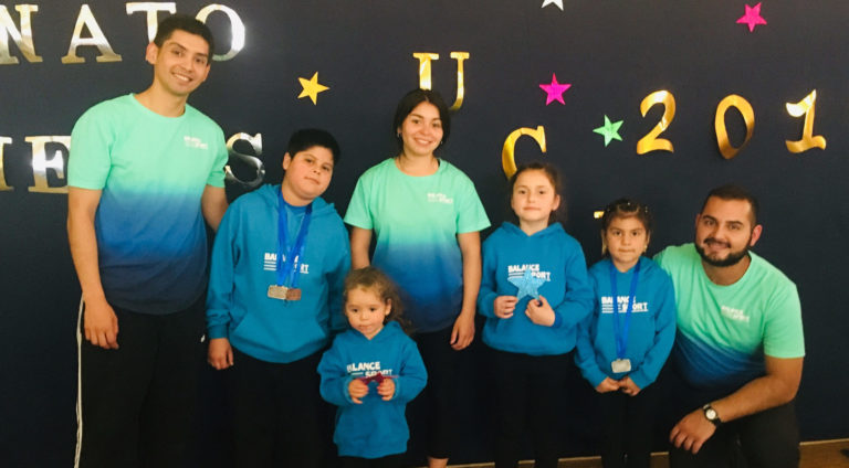 Club curicano “Balance Sport” destacó en gimnasia artística en torneo realizado en Talca