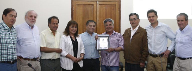 Concejo Municipal de Curicó entregó reconocimiento al poeta Américo Reyes