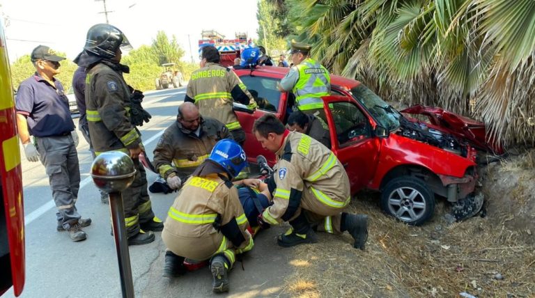 Accidente de tránsito en sector Isla de Marchant dejó un lesionado