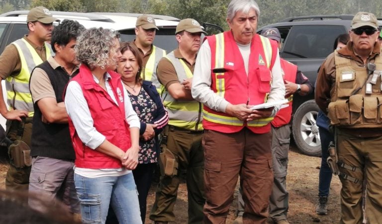 Alcaldesa de Molina pide ayuda al Gobierno: "Se quema todo el bosque nativo de una manera impresionante"
