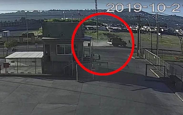Filtran video de una patrulla de la Armada que atropelló y mató a un manifestante en Talcahuano