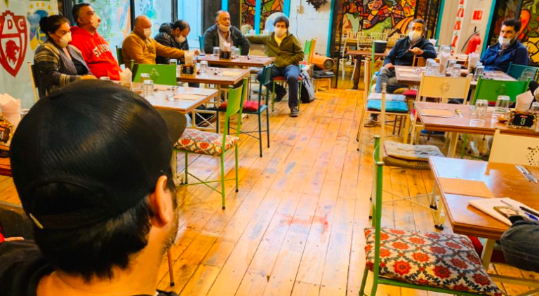 Diputado Alexis Sepúlveda habló con dueños de restaurantes y emprendedores sobre crisis por pandemia