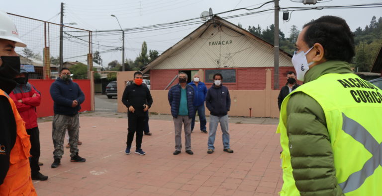 Multicancha de la Población Curicó comenzó su remodelación