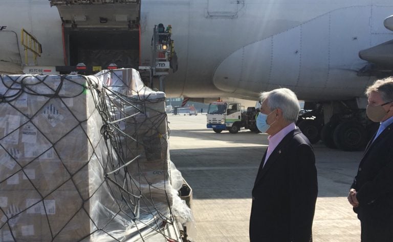 Gobierno recibió 72 ventiladores mecánicos proveniente de Europa