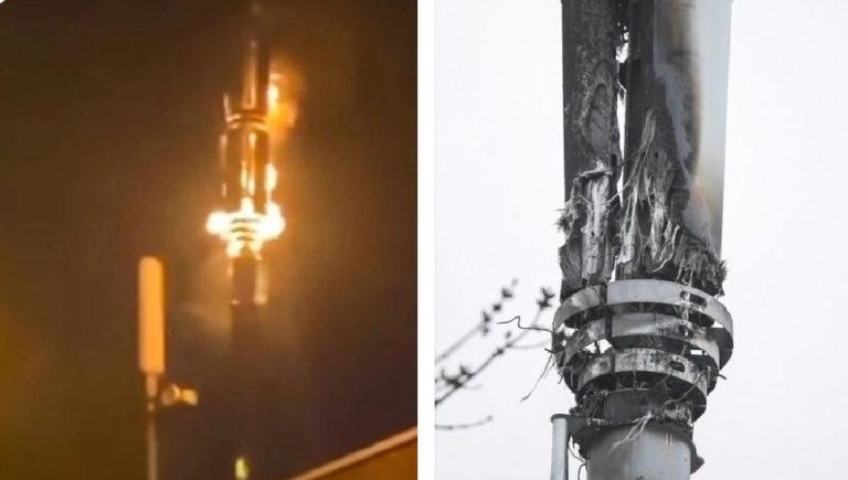 Británicos queman torres 5G por miedo a que "propague" coronavirus