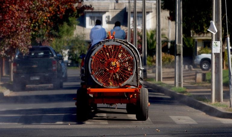 Continúan sanitización en Curicó