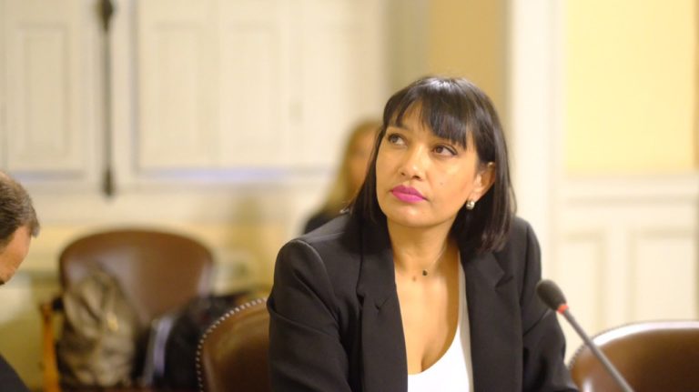 Diputada Castillo denunció que recibió caja de alimentos en su domicilio
