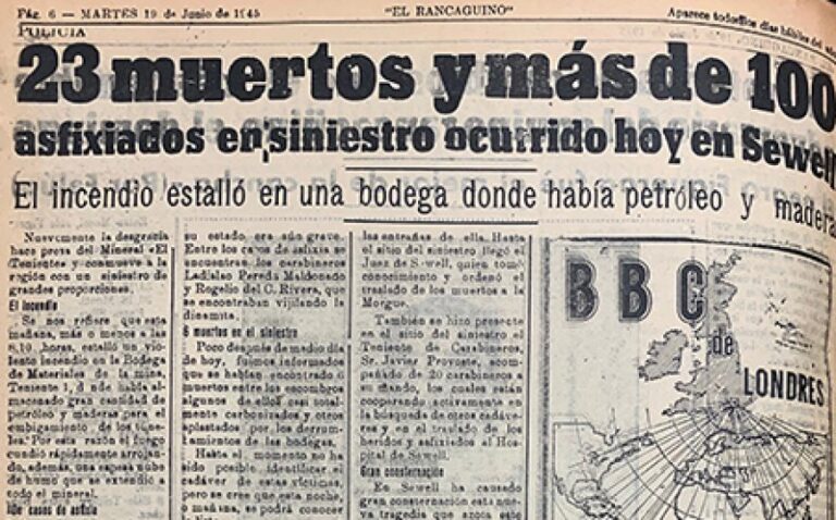 A 75 años del mayor accidente minero ocurrido en Chile y el mundo